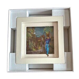 Jean Pierre Weill Signed 3D Painting on Glass Biblical Ruth New in Box